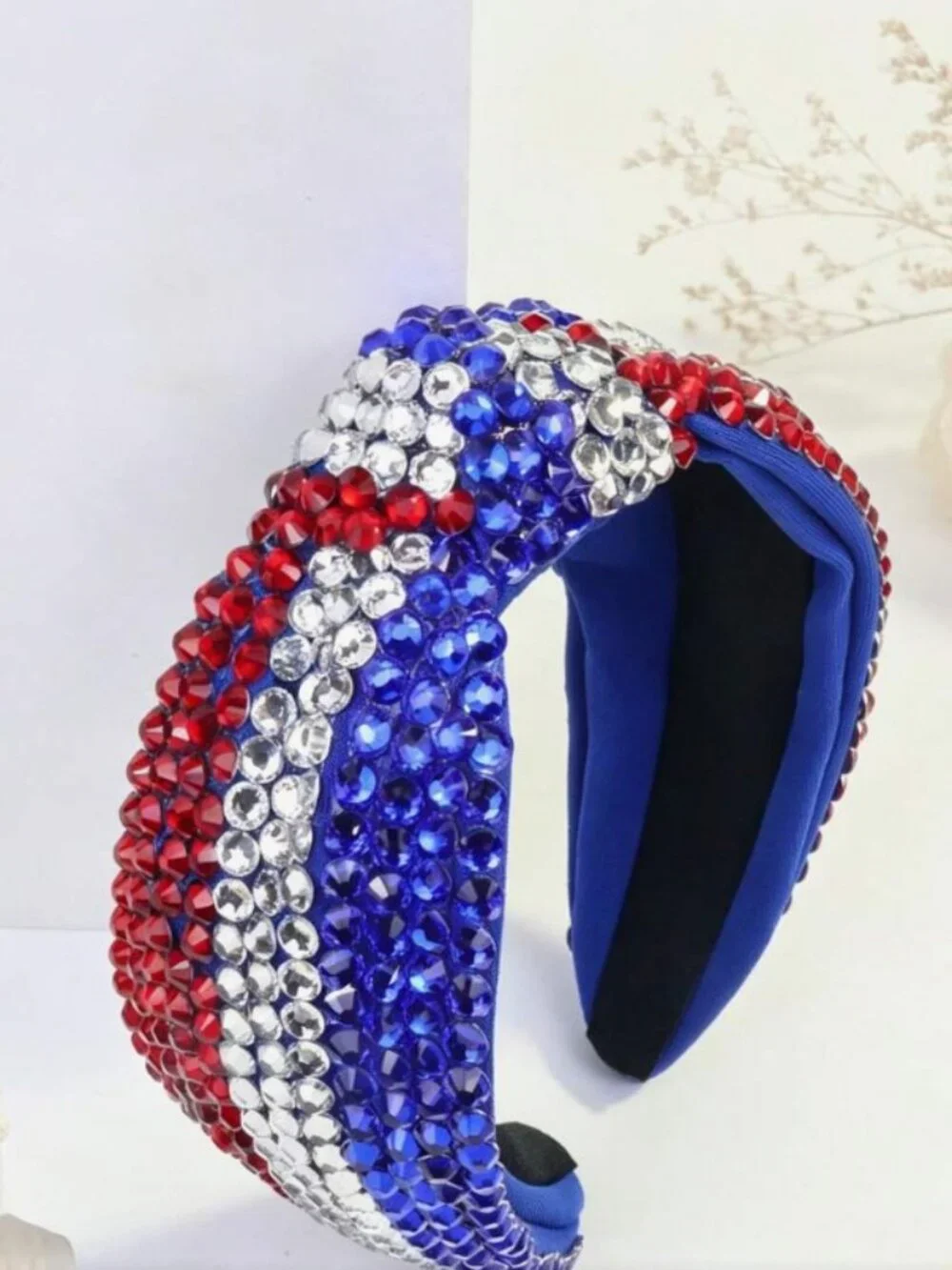 Women's American Flag Crystal Headband